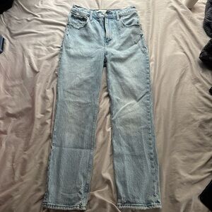 Abercrombie & Fitch Women's Light Wash Straight Leg Jeans